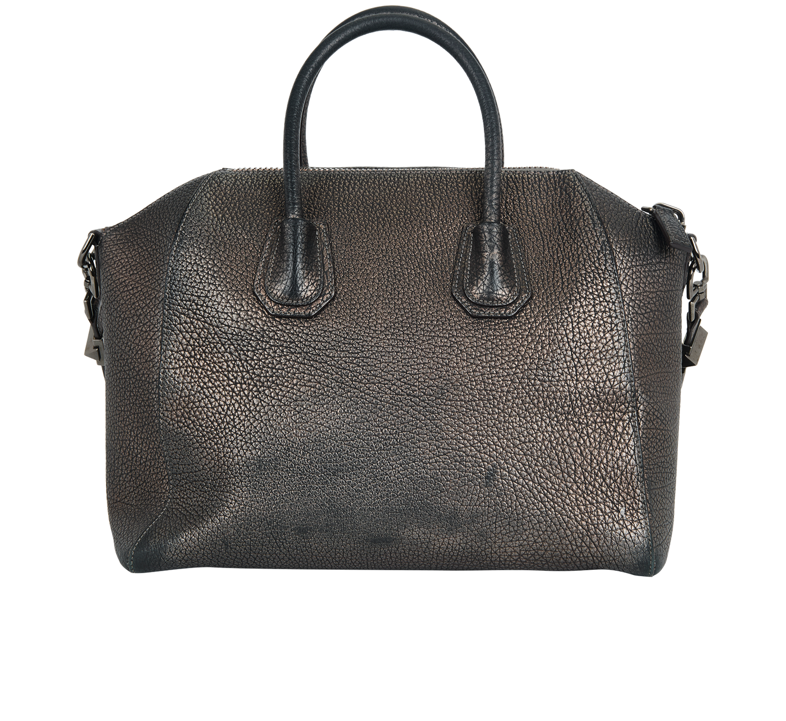 Medium Antigona, &pound;250, Handbags, Grey, Leather, Back view